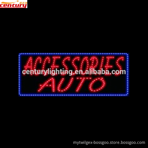 wholesale china factory price auto accessories open electric sign
